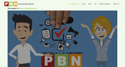 Desktop Screenshot of personalblognetworks.com